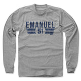 Mens Long Sleeve Heather Gray