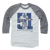 Mens Baseball T-Shirt Heather Gray / Ash