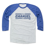 Mens Baseball T-Shirt Royal / Ash