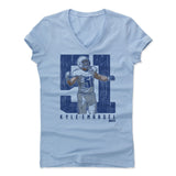 Womens Women's V-Neck Baby Blue